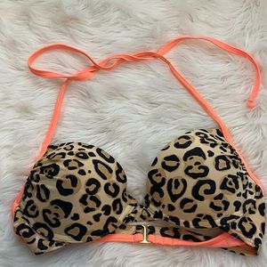 cheeta bikini top